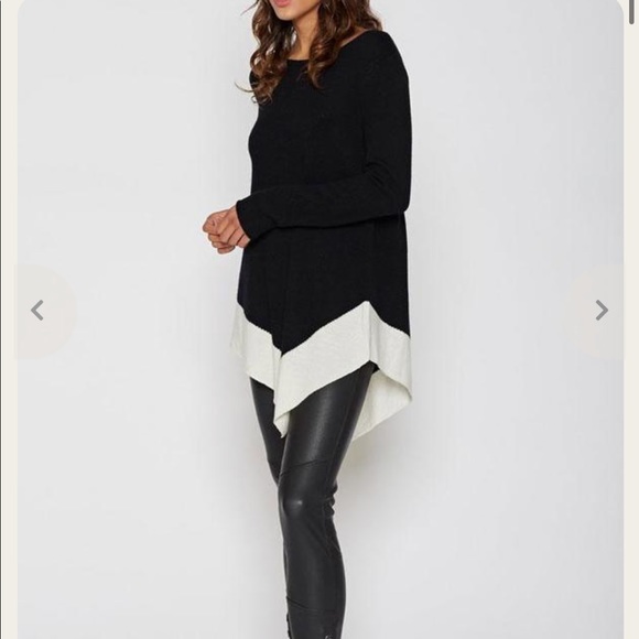 Joie Tambrel Sweater; Black & White - Picture 4 of 8